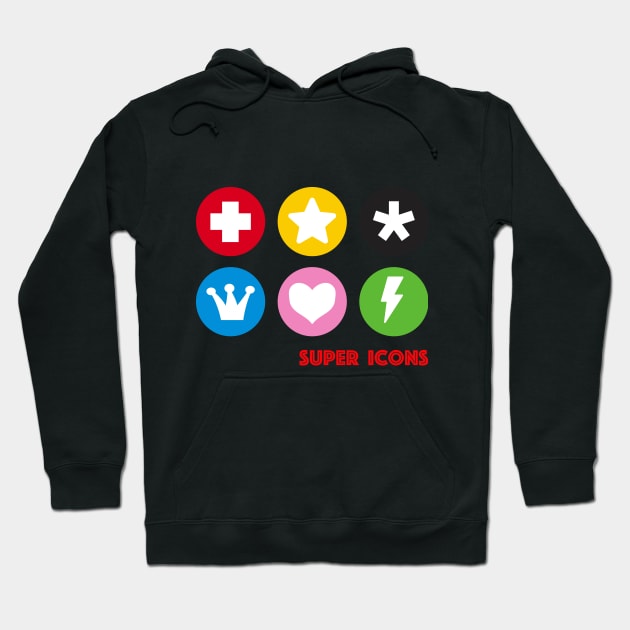 Super Icons Hoodie by BIBLIOTEECA